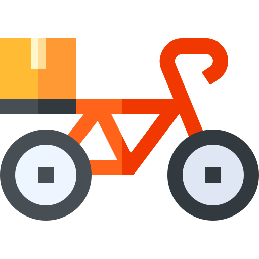 bycicle Basic Straight Flat icon
