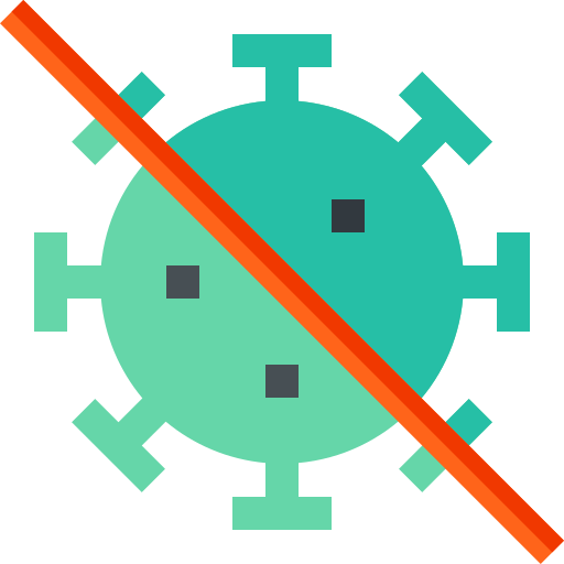 kein virus Basic Straight Flat icon