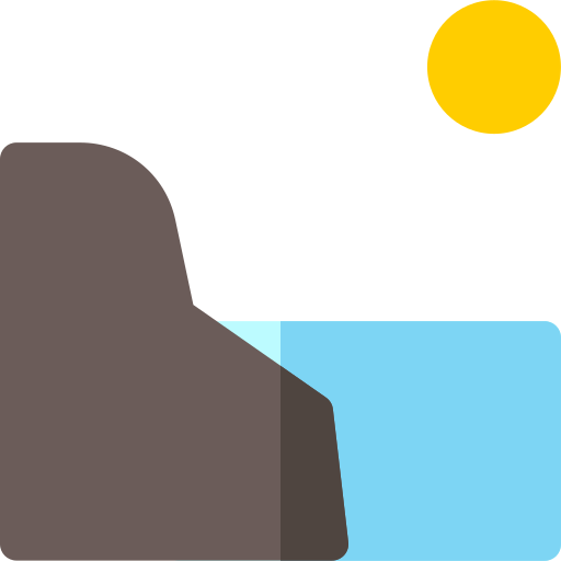 cliff Basic Rounded Flat icon