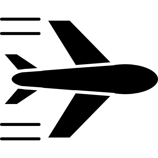 latający samolot  ikona