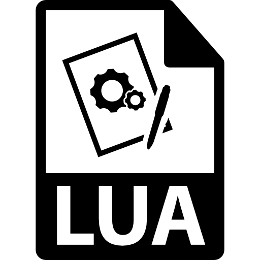 symbol formatu pliku lua  ikona