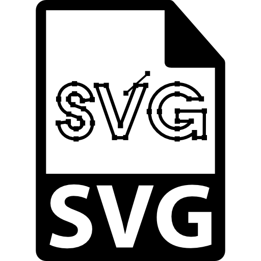 symbole de format de fichier svg  Icône