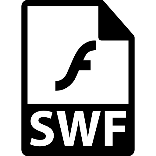 Символ формата файла swf  иконка