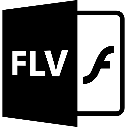 Символ интерфейса расширения файла flv flash  иконка