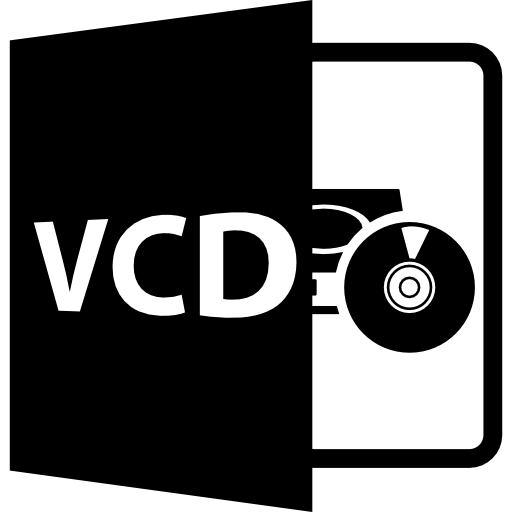símbolo de formato de archivo vcd  icono