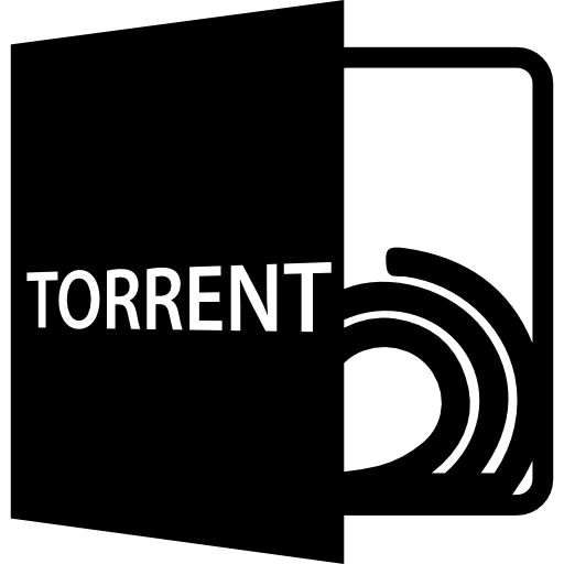 Torrent file format symbol  icon