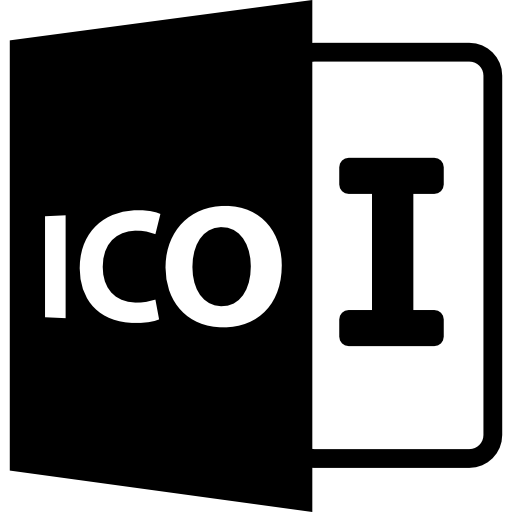 extension de fichier d'icône de sites web ico  Icône