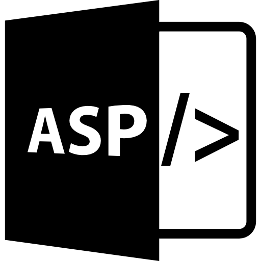 Asp file format symbol  icon