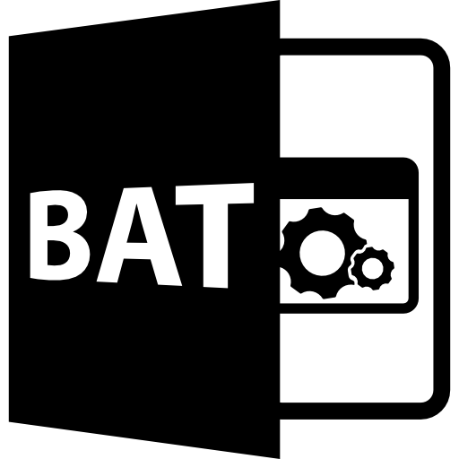 Символ формата файла bat  иконка