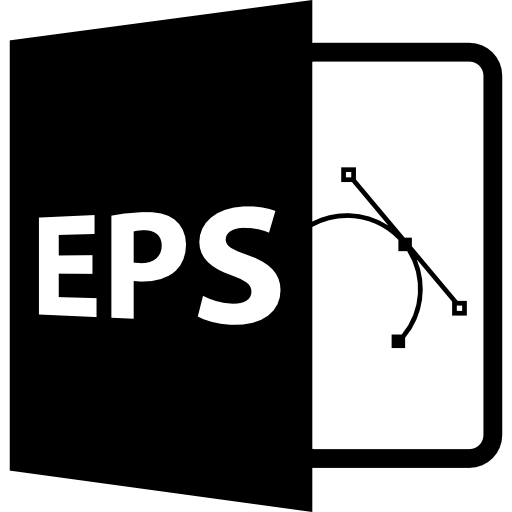 símbolo de formato de archivo eps  icono