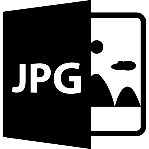 Jpg compressed image file extension  icon