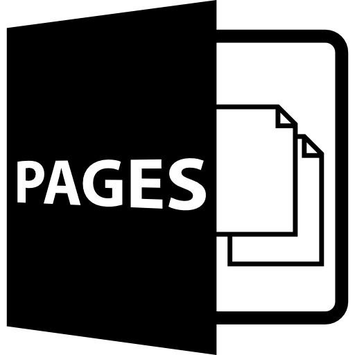 símbolo de páginas  icono