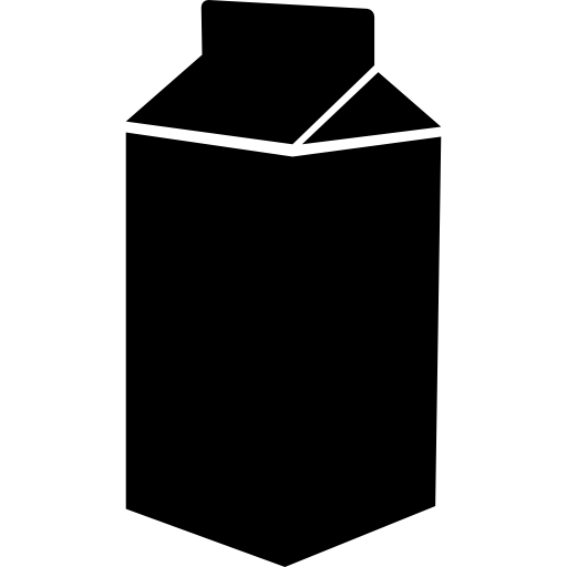 inkt zwarte container  icoon