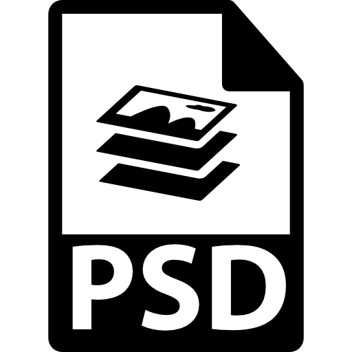 PSD file format variant  icon