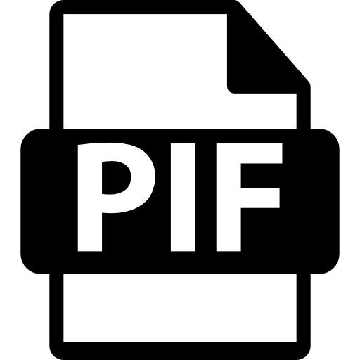 variante de formato de archivo pif  icono