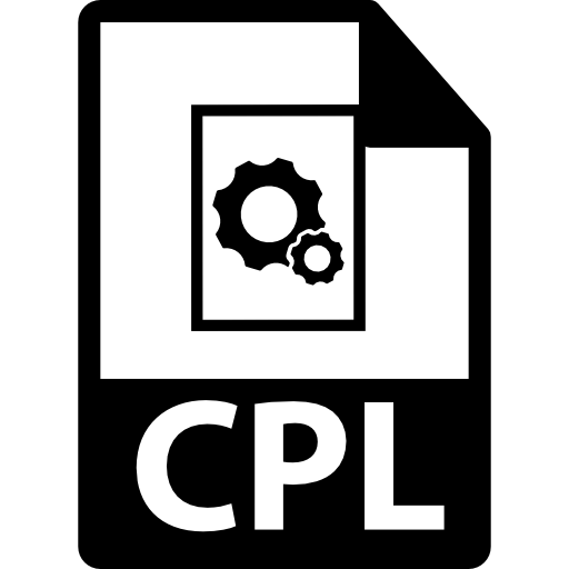 variante de formato de archivo cpl  icono