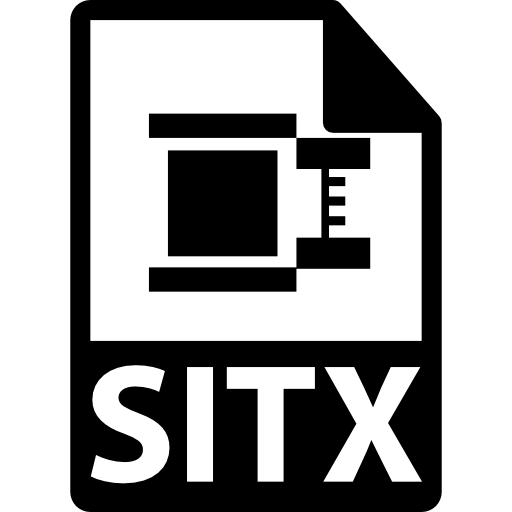 variante de formato de arquivo sitx  Ícone