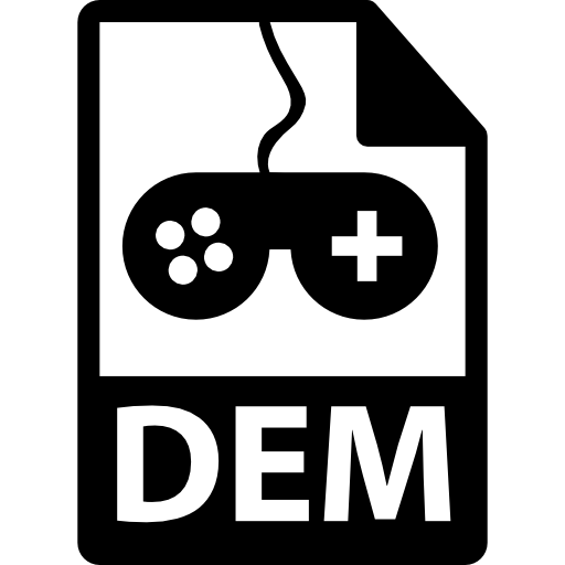 dem ファイル形式のシンボル  icon