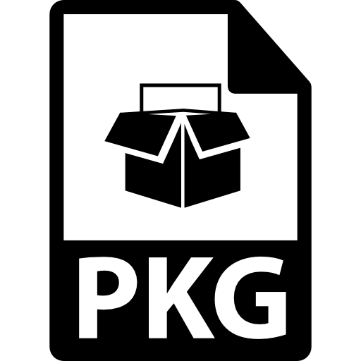 variante de formato de arquivo pkg  Ícone