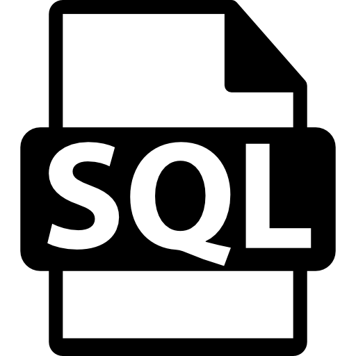 symbole de fichier sql  Icône