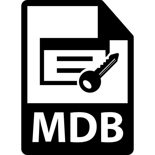 mdb 파일 형식 기호  icon