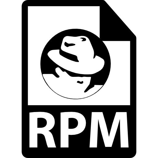 símbolo de formato de arquivo rpm  Ícone
