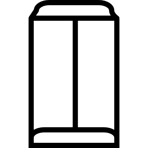 Long envelope outline  icon