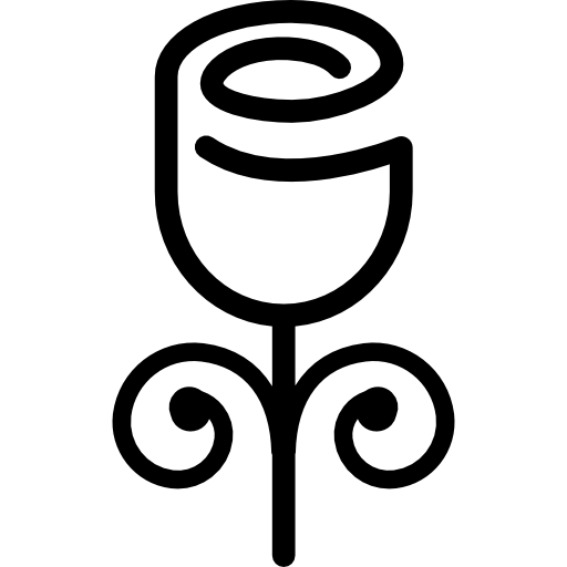 Вариант контура тюльпана  иконка