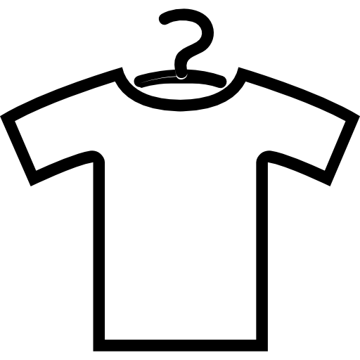 ハンガー付きシャツのアウトライン  icon
