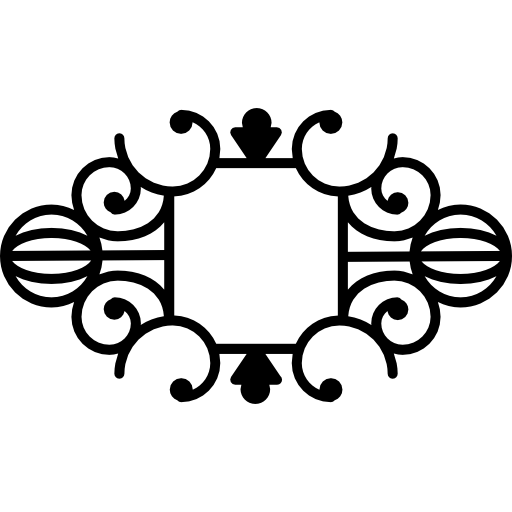 Floral symmetric design  icon