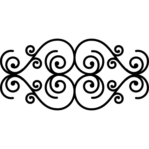 花の蔓デザインのミラー効果  icon