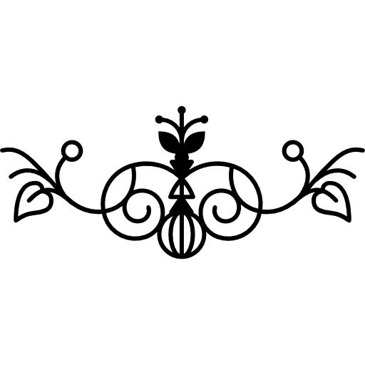 새싹 디자인의 꽃 잎과 덩굴  icon