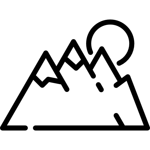 montanhas Special Lineal Ícone