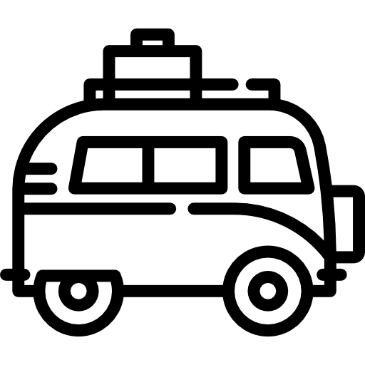 minivan Special Lineal Ícone