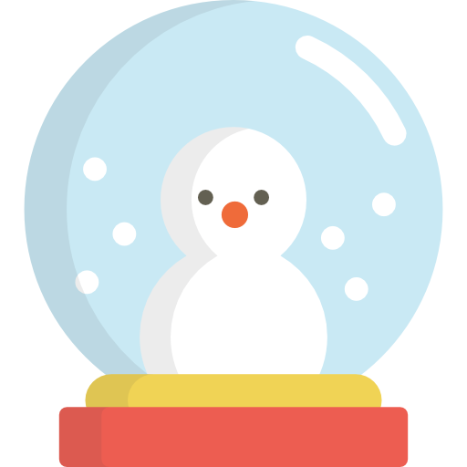 Śnieżna kula Special Flat ikona