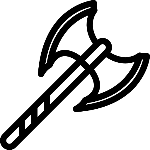 斧 Coloring Lineal icon