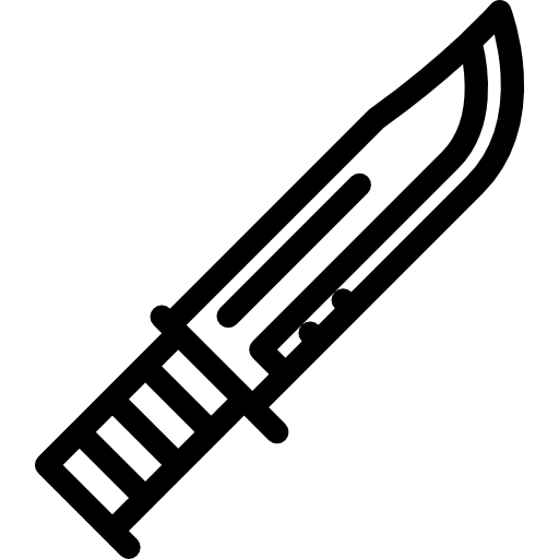 coltello Coloring Lineal icona