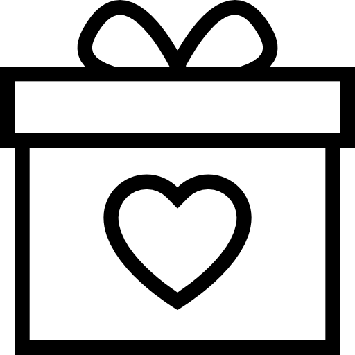 Gift Coloring Lineal icon
