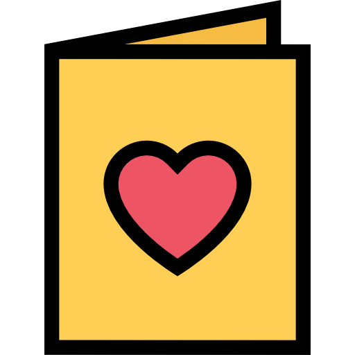 Love letter Coloring Color icon