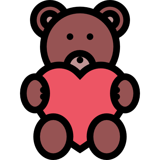 плюшевый медведь Coloring Color иконка