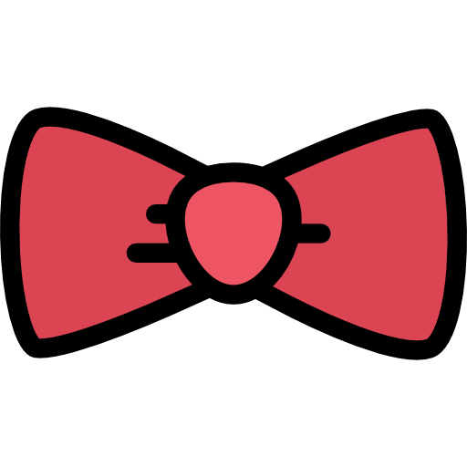 corbata de moño Coloring Color icono