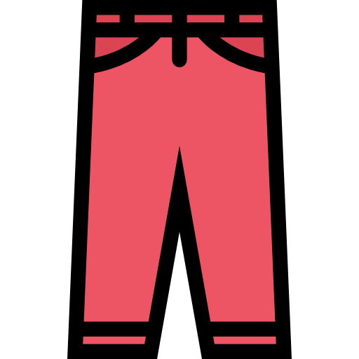 Trousers Coloring Color icon