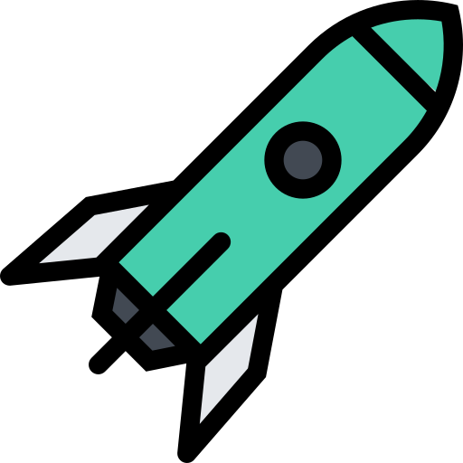 rakete Coloring Color icon