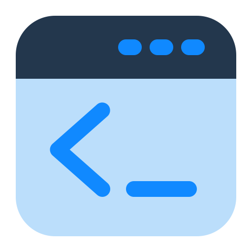 Web programming Generic Blue icon