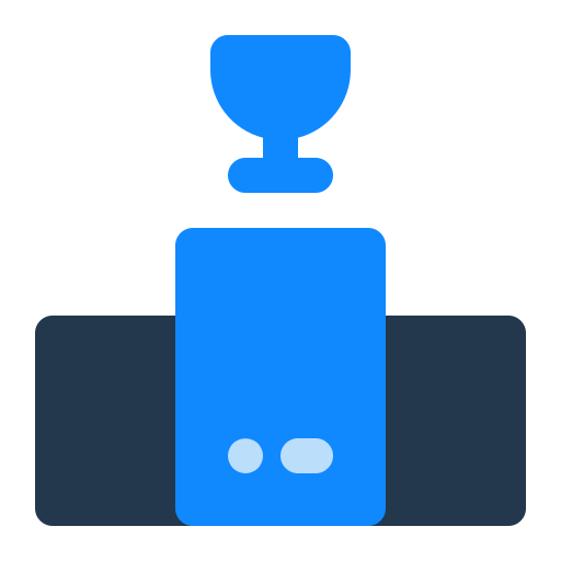 podio Generic Blue icono