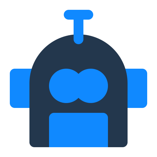 robô Generic Blue Ícone