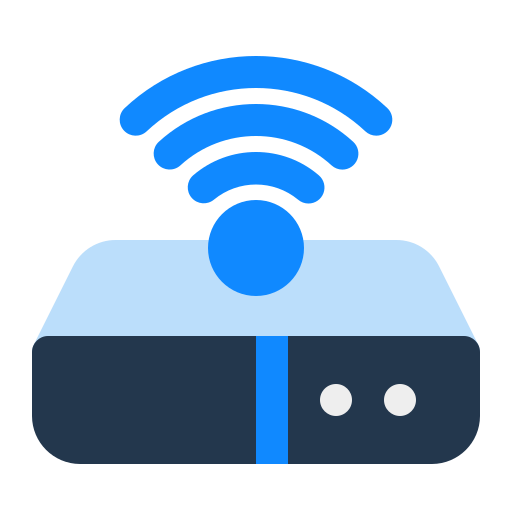 Wireless Generic Blue icon