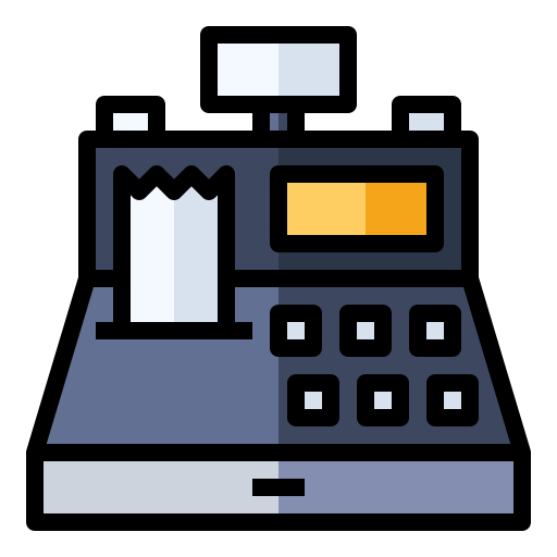 Cashier machine Generic Outline Color icon