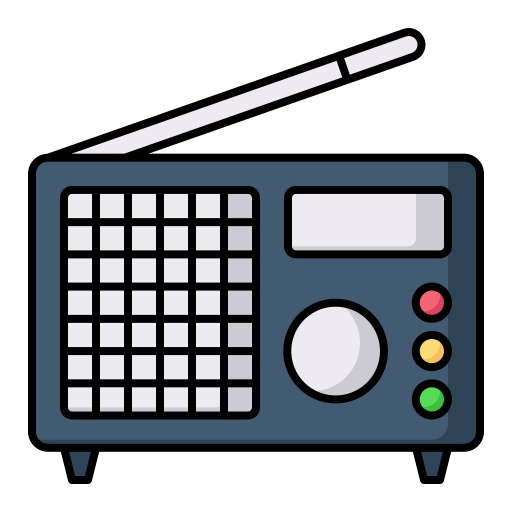 Радио Generic Outline Color иконка