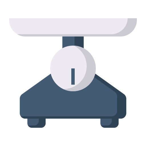 Kitchen scale Generic Flat icon